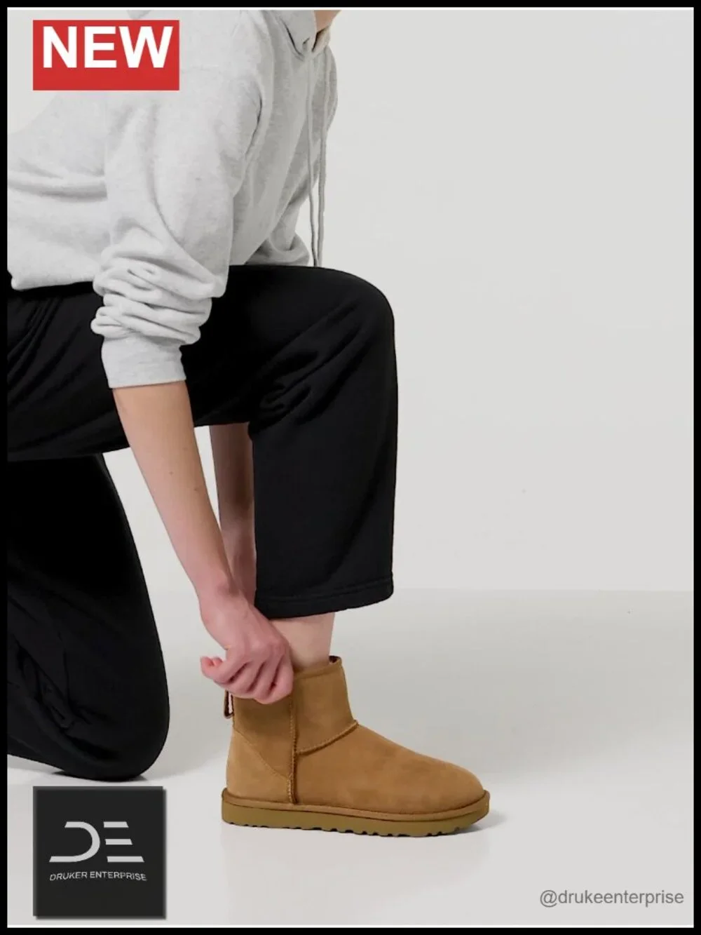 UGG Classic Mini II Women's Sheepskin Ankle Boots Water Resistant Pull-On
